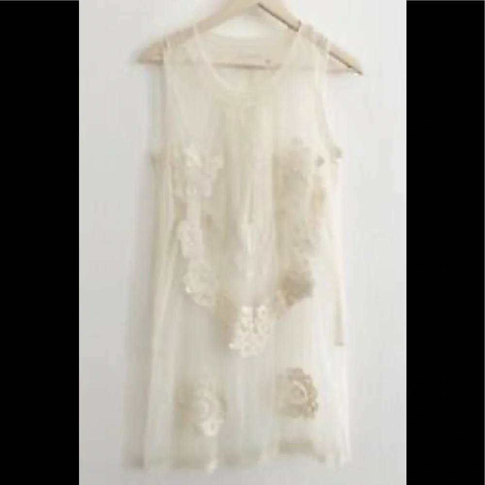 Candela X Free People Lace Mini Dress